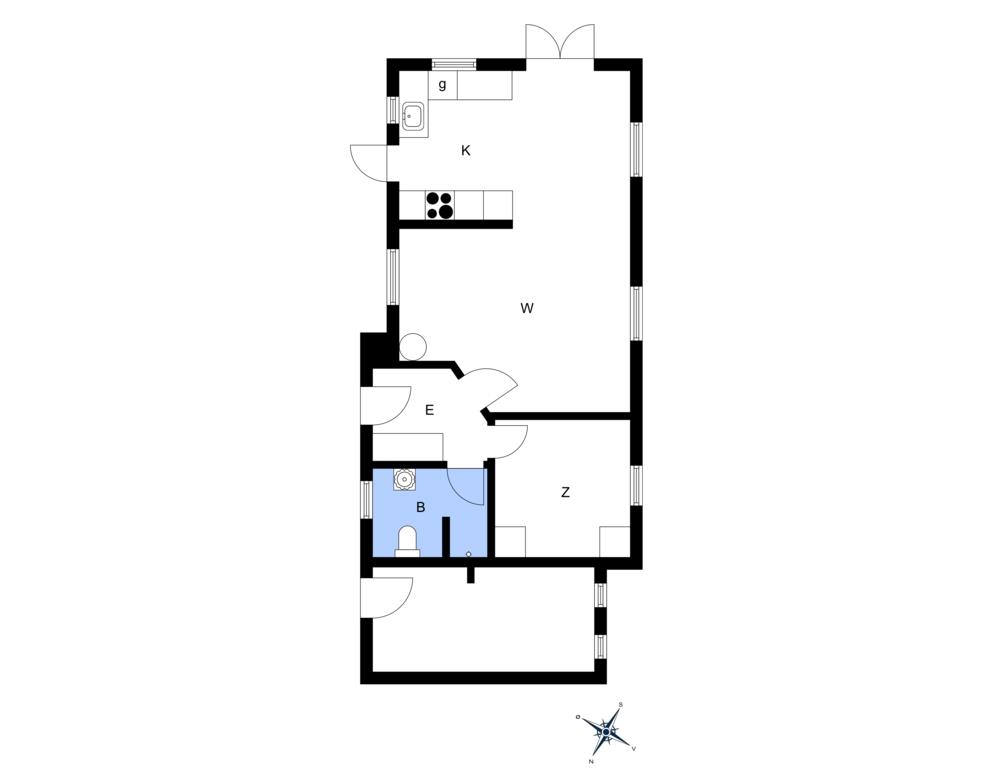 Indretning 1-17 Sommerhus 11827, Åsen 25, DK - 4500 Nykøbing Sj