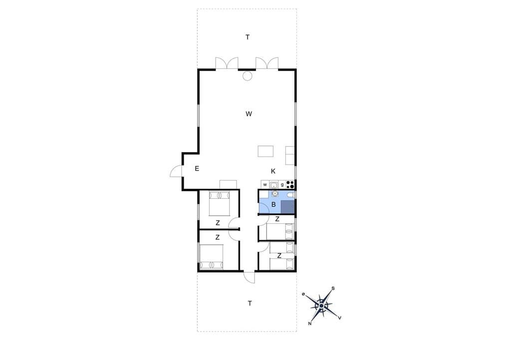 Indretning 1-17 Sommerhus 11171, Ved Skoven 5, DK - 4500 Nykøbing Sj