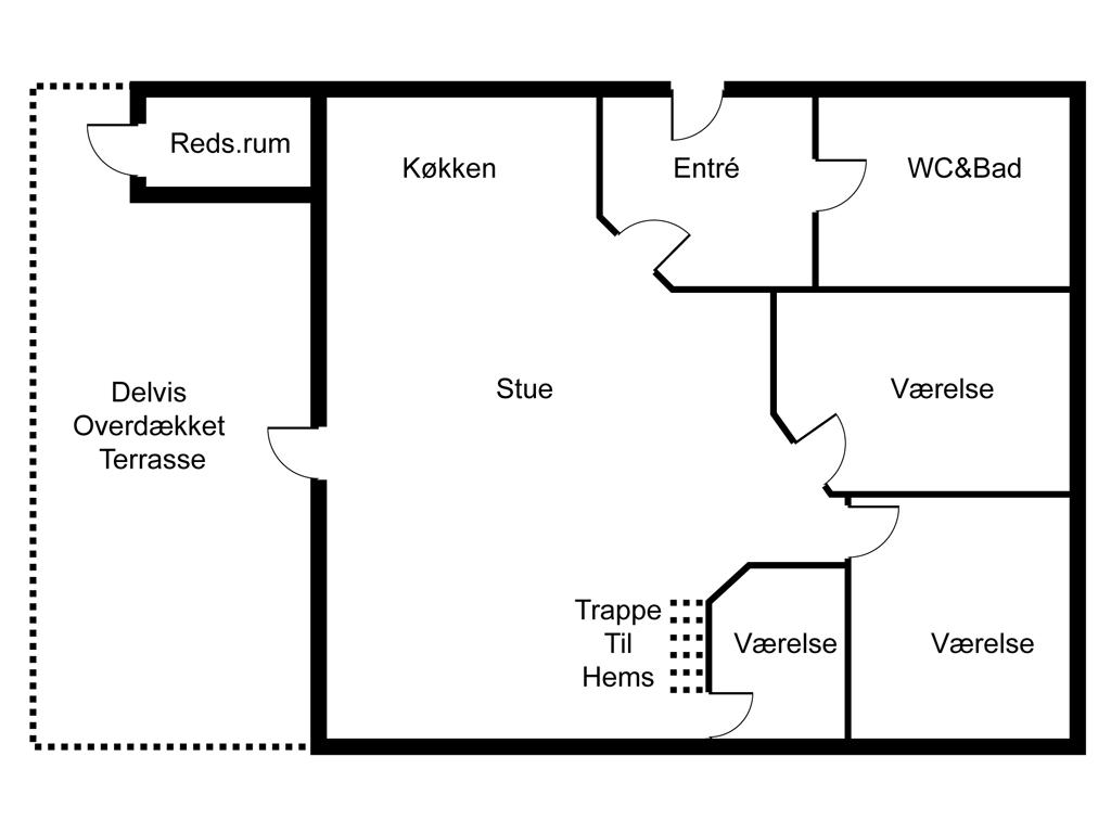 Indretning 1-6 Sommerhus N068, Klintegårdsvej 7, DK - 4736 Karrebæksminde