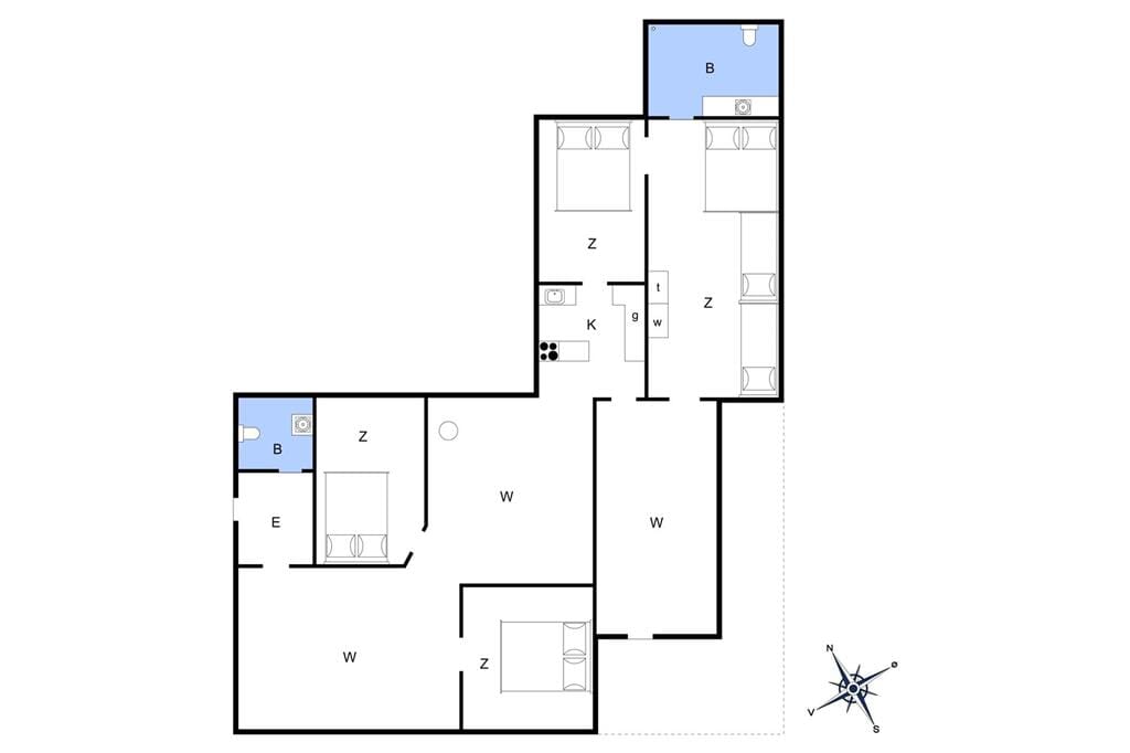 Interieur 1-13 Vakantiehuis 846, Vesterhavsgade 6, DK - 7700 Thisted