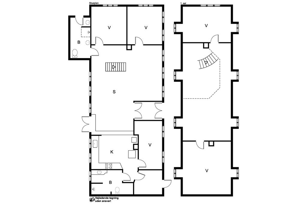 Indretning 1-170 Sommerhus 20301, Skolegade 8, DK - 8305 Samsø