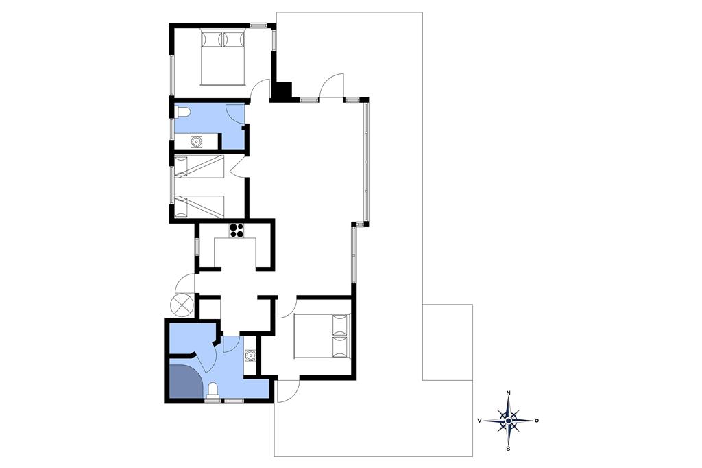 Indretning 1-10 Sommerhus 6604, Gjedeløkken 25, DK - 3770 Allinge