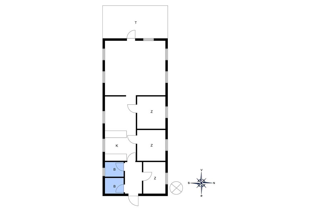 Indretning 1-10 Sommerhus 2532, Strandbyskoven 4, DK - 3730 Nexø