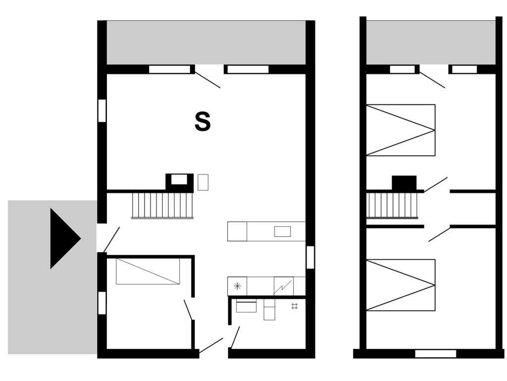 Inredning 1-175 Stuga 10105, Gaffelbjergvej 20, DK - 6990 Ulfborg