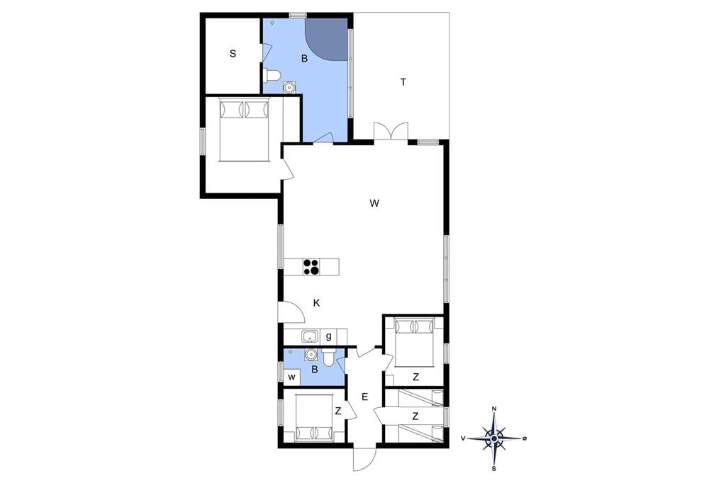 Indretning 1-13 Sommerhus 472, Ingersvej 7, DK - 7770 Vestervig
