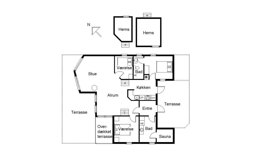 Indretning 1-178 Sommerhus LN602, Harerenden 71, DK - 9800 Hjørring