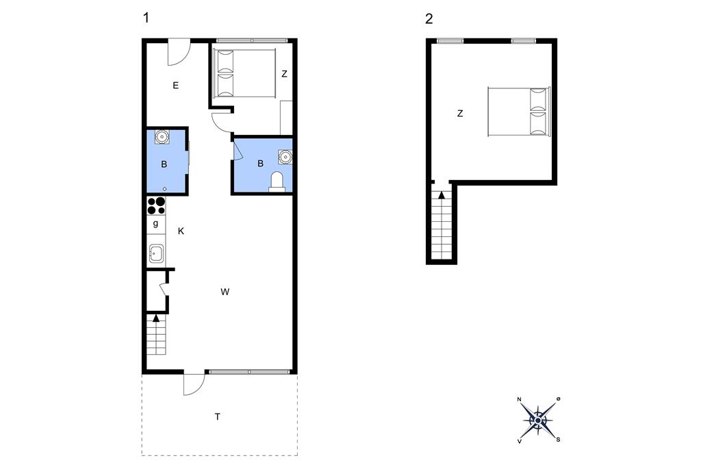 Indretning 1-172 Sommerhus JB889, Strandvejen 150, DK - 9460 Brovst