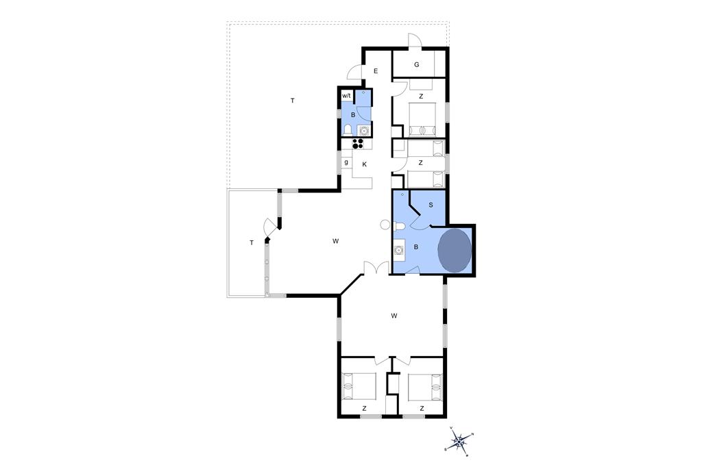 Interieur 1-14 Vakantiehuis 587, Magdalenevej 14, DK - 9480 Løkken