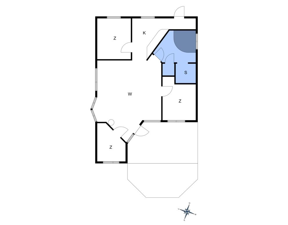 Innenausstattung 1-10 Ferienhaus 1436, Strandløkken 10, DK - 3720 Aakirkeby