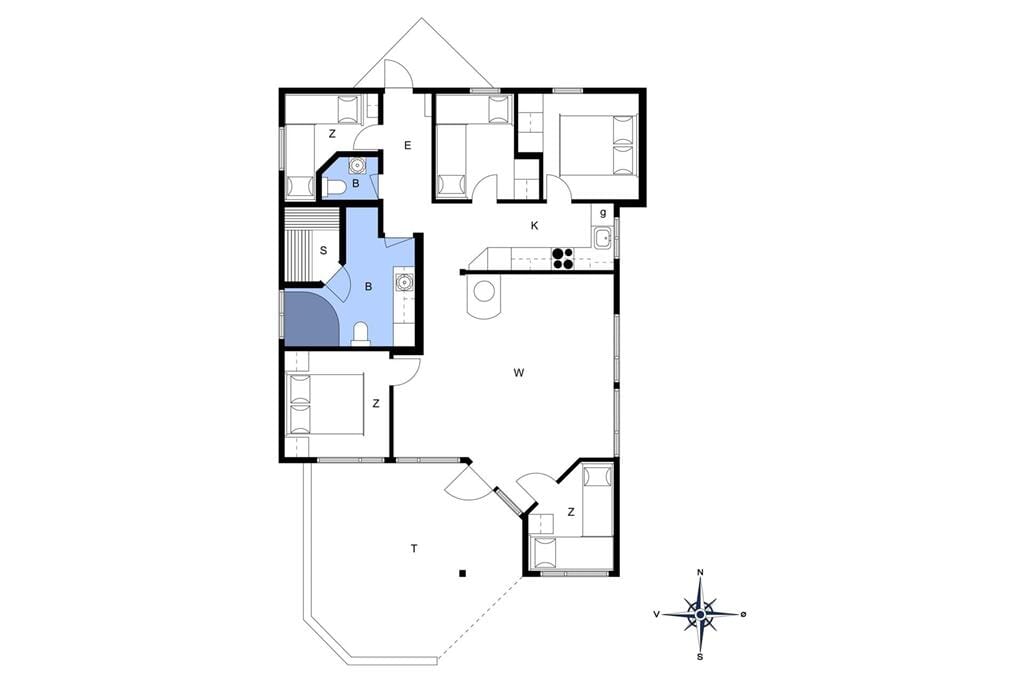 Indretning 1-15 Sommerhus 3313, Overlid 11, DK - 4780 Stege