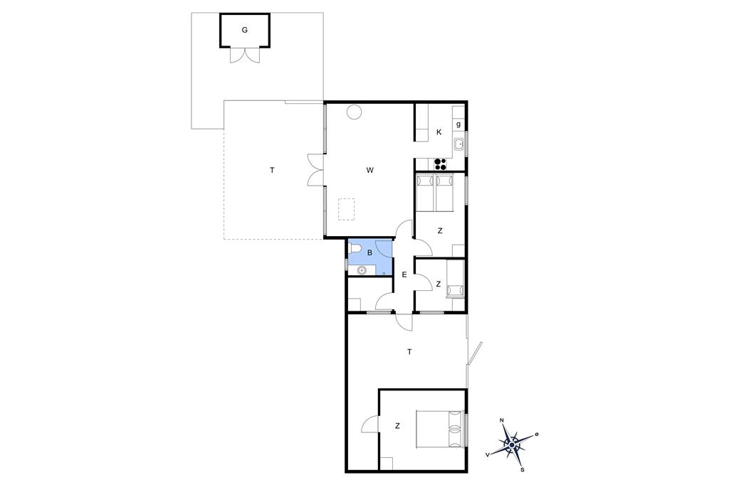Interieur 1-401 Vakantiehuis HA100, Hjortestien 7, DK - 9300 Sæby