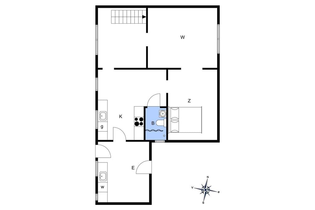 Innenausstattung 1-14 Ferienhaus 1676, Kirkegade 9, DK - 9480 Løkken