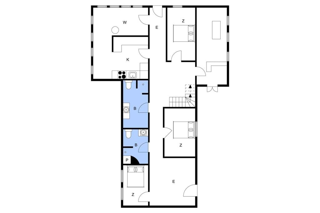 Innenausstattung 1-11 Ferienhaus 0511, Rudbølvej 1, DK - 6280 Højer