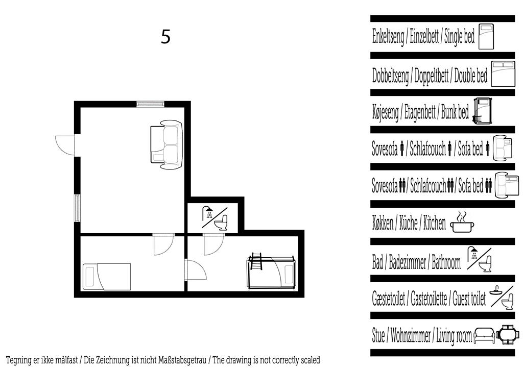 Indretning 1-3 Sommerhus F201005, Elsegårdevej 58, DK - 8400 Ebeltoft