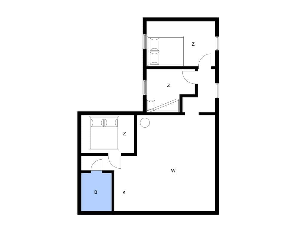 Indretning 1-15 Sommerhus 7000, Mosedalen 6, DK - 4793 Bogø By
