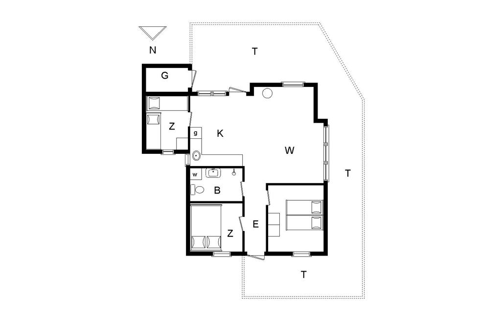 Interieur 1-148 Vakantiehuis TV1044, Tannisgårdvej 34, DK - 9881 Bindslev