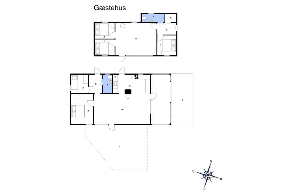 Indretning 1-17 Sommerhus 13384, Gudmindrup Skovvej 44, DK - 4573 Højby