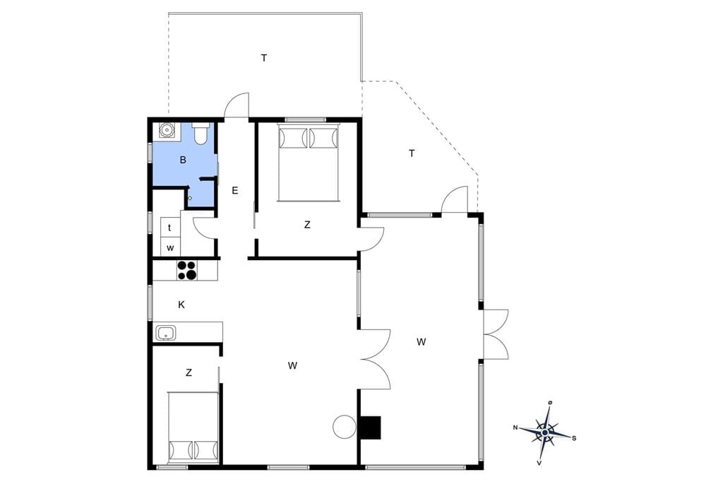 Innredning 1-19 Feirehus 30350, Rythiavang 17, DK - 8300 Odder