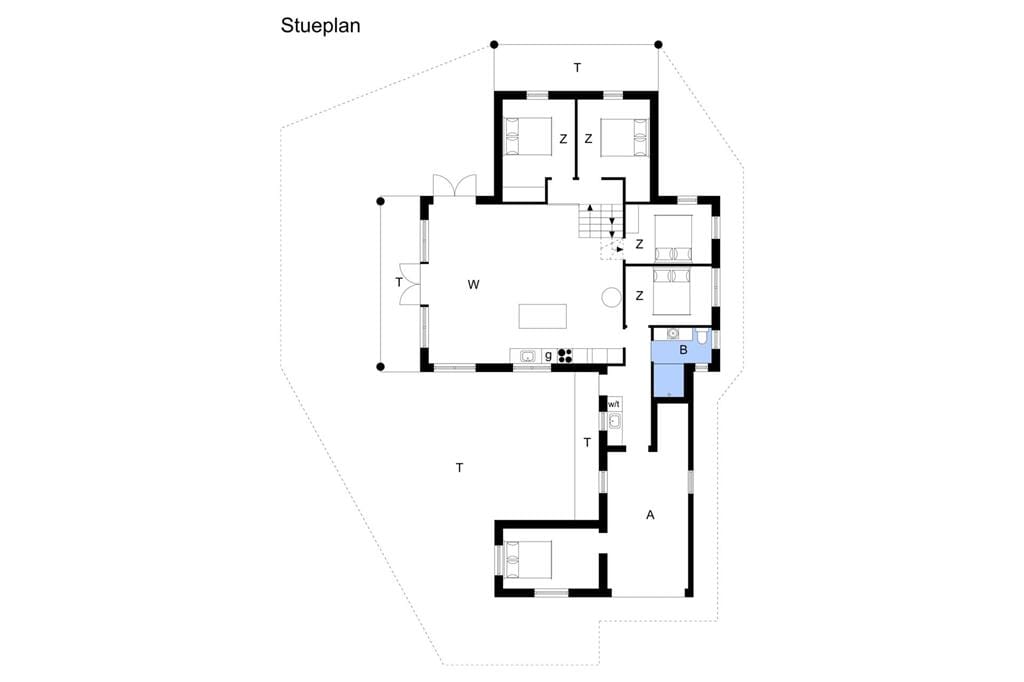 Indretning 1-14 Sommerhus 1724, Revlingevej 42, DK - 9493 Saltum