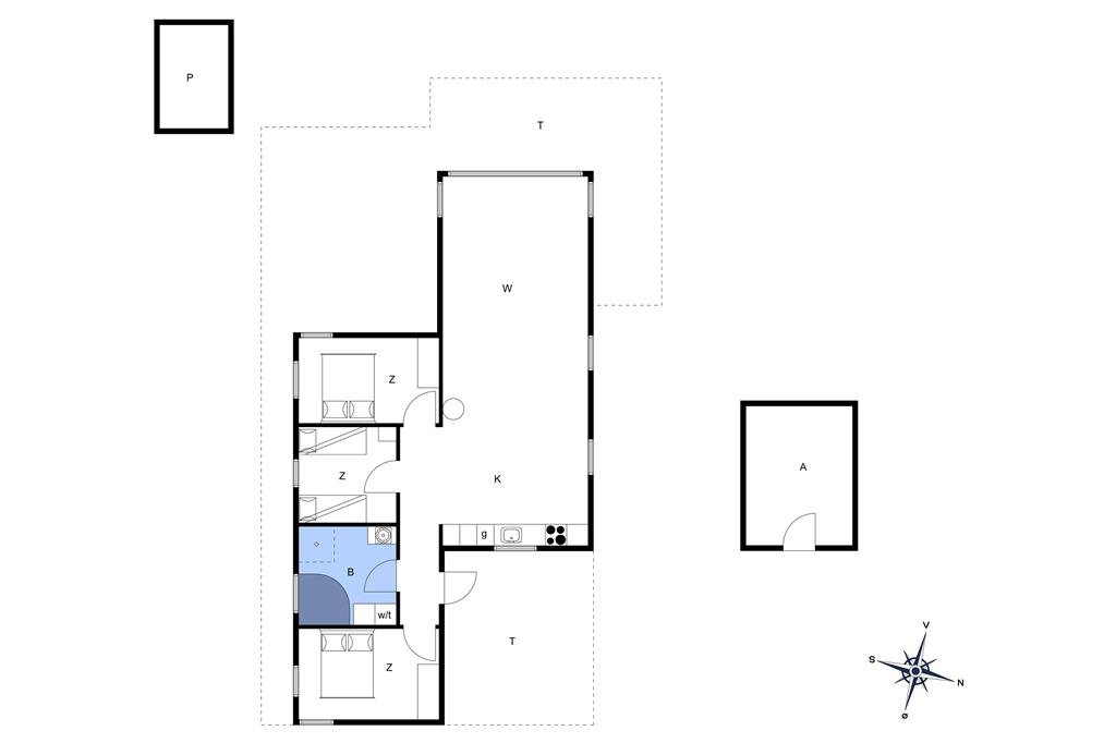 Indretning 1-13 Sommerhus 530, Hannesvej 30, DK - 7770 Vestervig