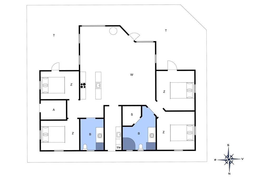 Indretning 1-4 Sommerhus 237, Fladsbjergvej 254, DK - 6950 Ringkøbing