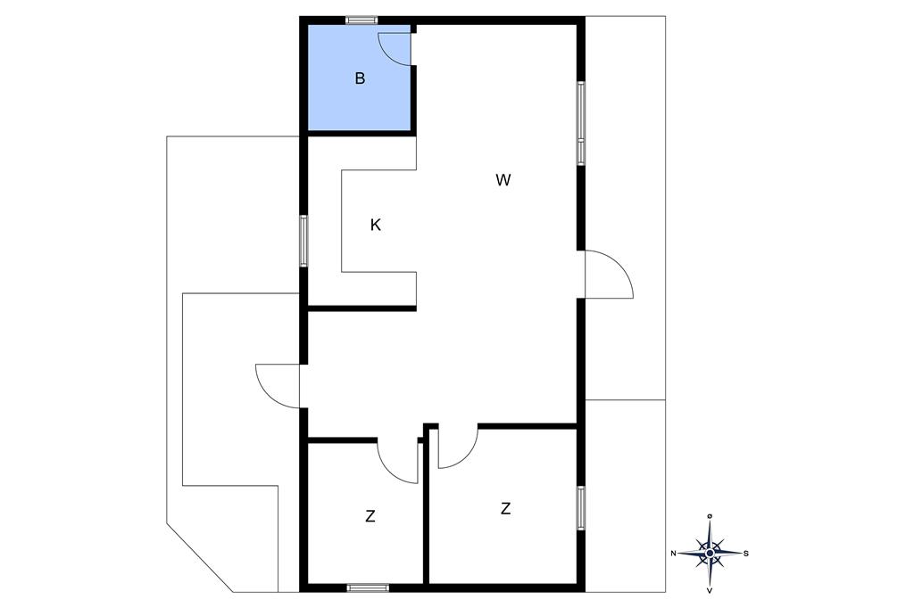 Indretning 1-10 Sommerhus 1504, Lyngvejen 5, DK - 3720 Aakirkeby