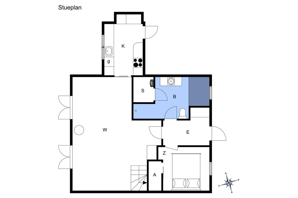 Interieur 1-14 Vakantiehuis 1323, Ferren Syd 64, DK - 9492 Blokhus