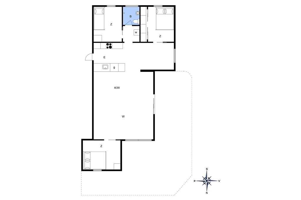 Interieur 1-401 Vakantiehuis HA232, Over Bækken 22, DK - 9370 Hals