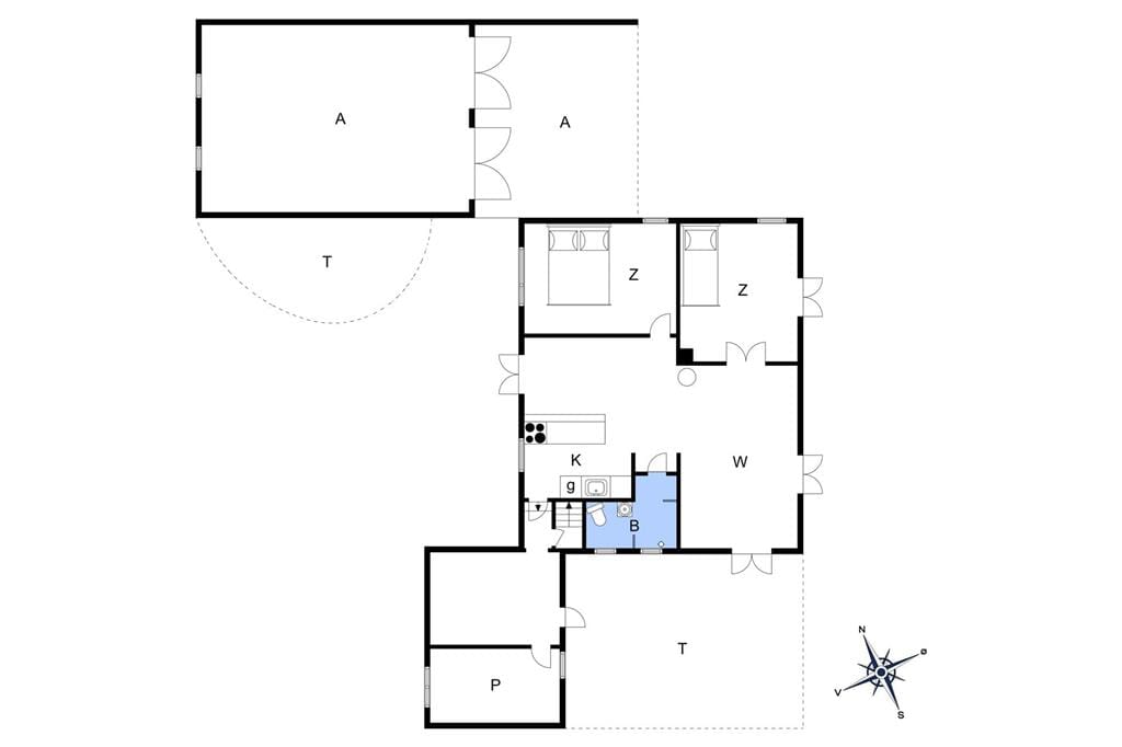 Indretning 1-13 Sommerhus 631, Niels Juels Vej 1, DK - 7752 Snedsted