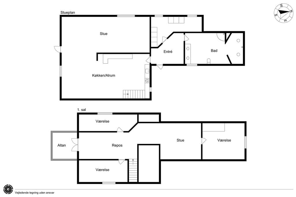 Indretning 1-15 Sommerhus 4018, Thyravej 7, DK - 4791 Borre