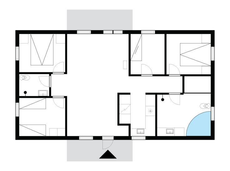 Indretning 1-175 Sommerhus 10849, Dommersøvej 17, DK - 6990 Ulfborg