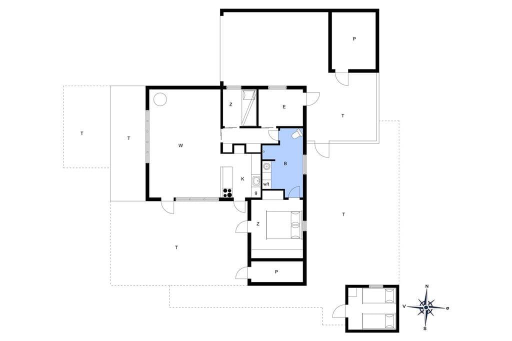 Indretning 1-3 Sommerhus F503525, Langager 8, DK - 6094 Hejls