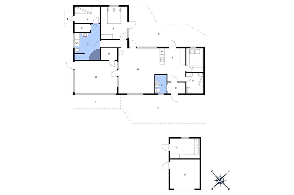 Indretning 1-172 Sommerhus JB785, Tolderstien 24, DK - 9690 Fjerritslev