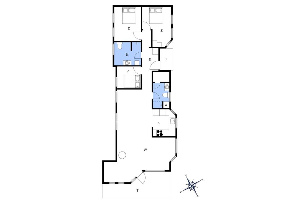 Indretning 1-26 Sommerhus SL256, Østre Strand 115, DK - 4230 Skælskør