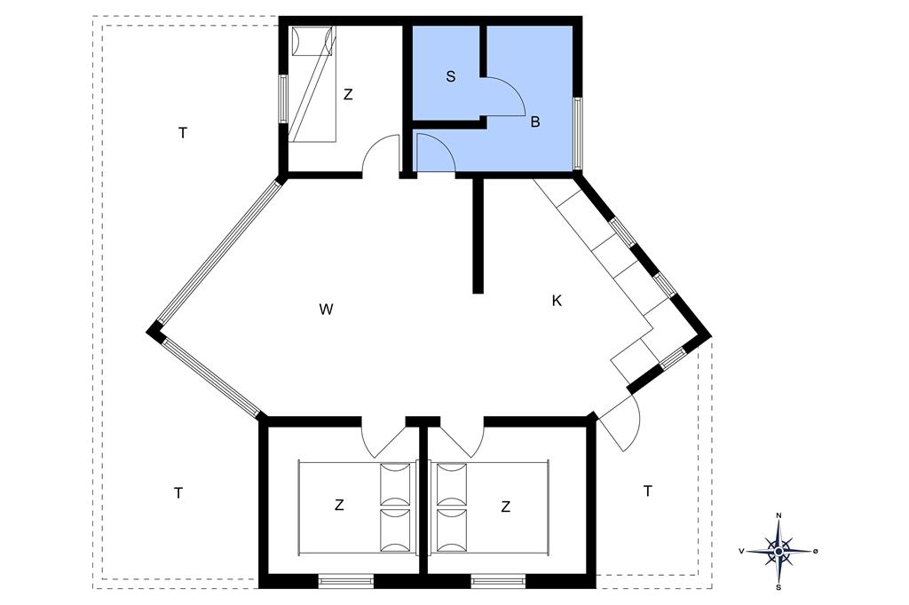 Indretning 1-401 Sommerhus OH290, Sletten 81, DK - 9560 Hadsund