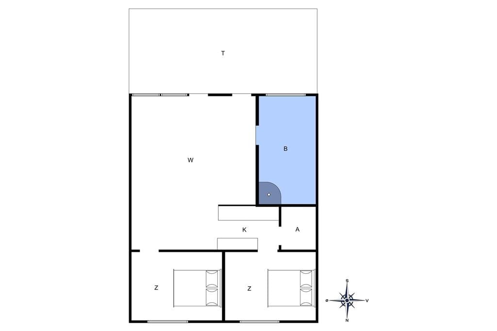 Indretning 1-4 Sommerhus 770, Nørregade 4, DK - 6960 Hvide Sande