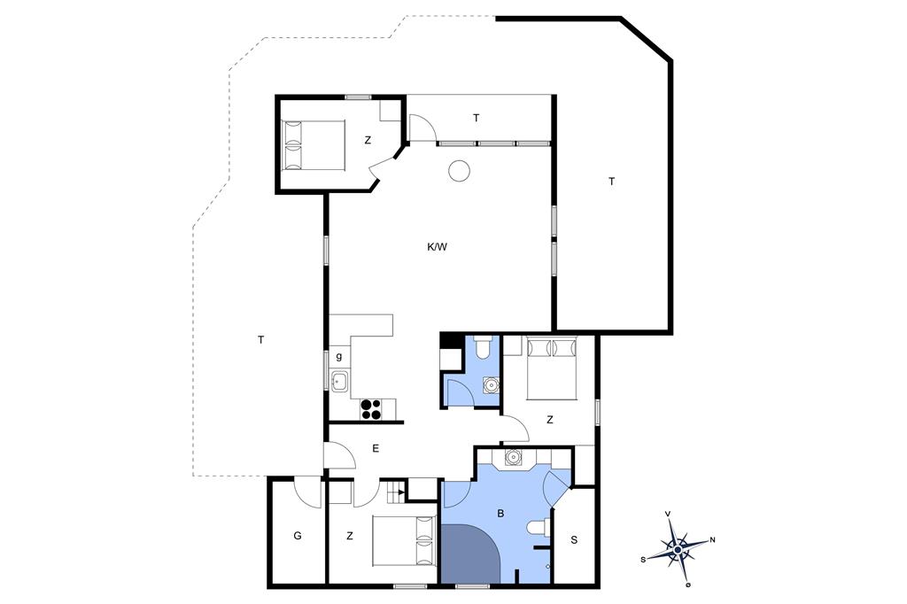 Indretning 1-13 Sommerhus 919, Spanggårdsvej 71, DK - 7700 Thisted