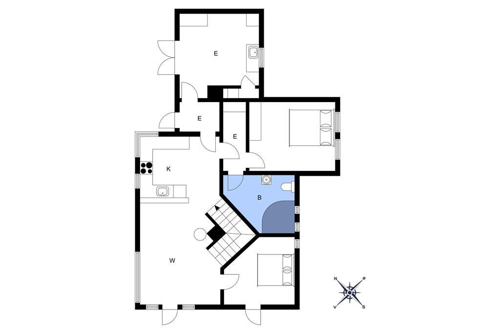 Indretning 1-3 Sommerhus M64232, Capellavej 32, DK - 5500 Middelfart