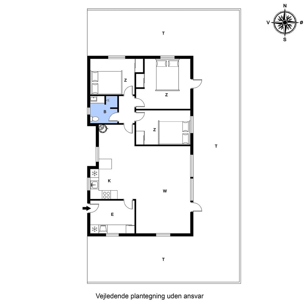 Indretning 1-20 Sommerhus G165, Skovstjernevej 65, DK - 7620 Lemvig