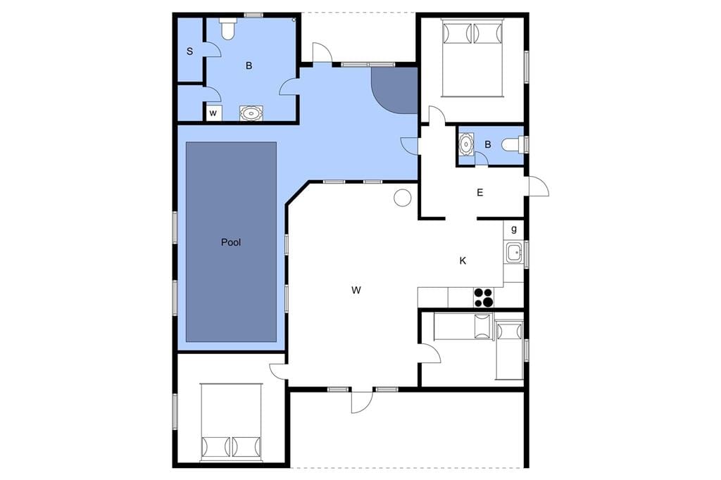 Interieur 1-3 Vakantiehuis M64229, Stjernevej 109, DK - 5500 Middelfart