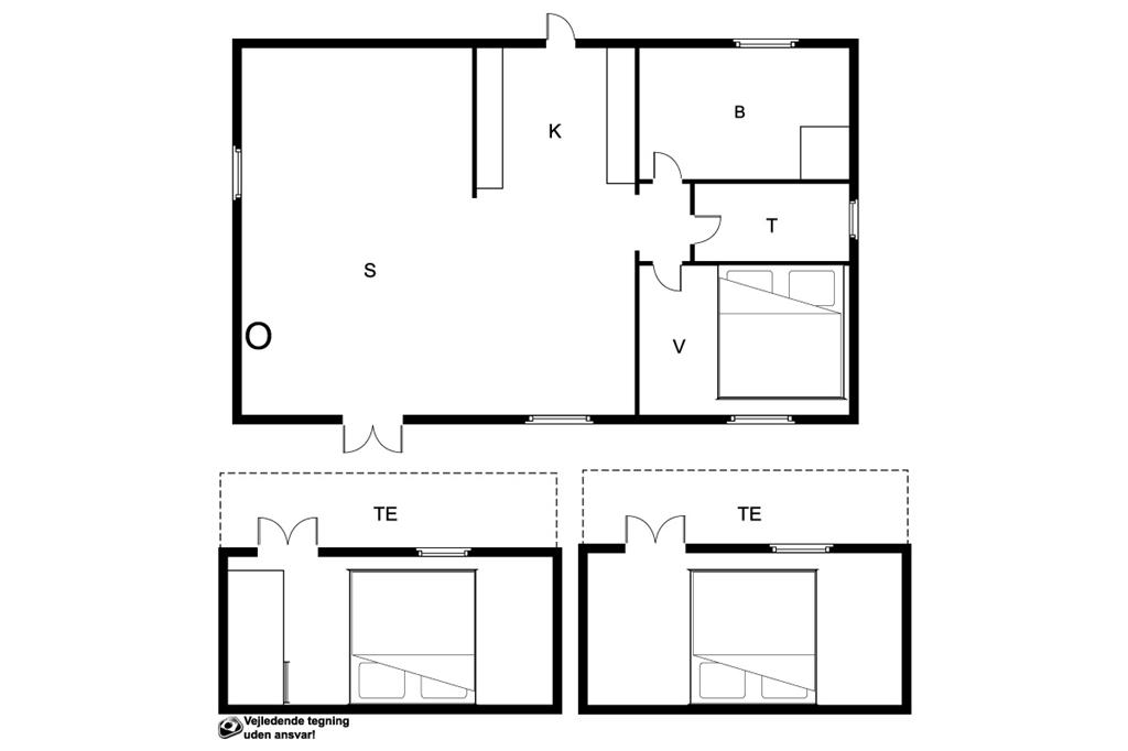 Inredning 1-19 Stuga 30404, Plantagevej 3, DK - 8300 Odder