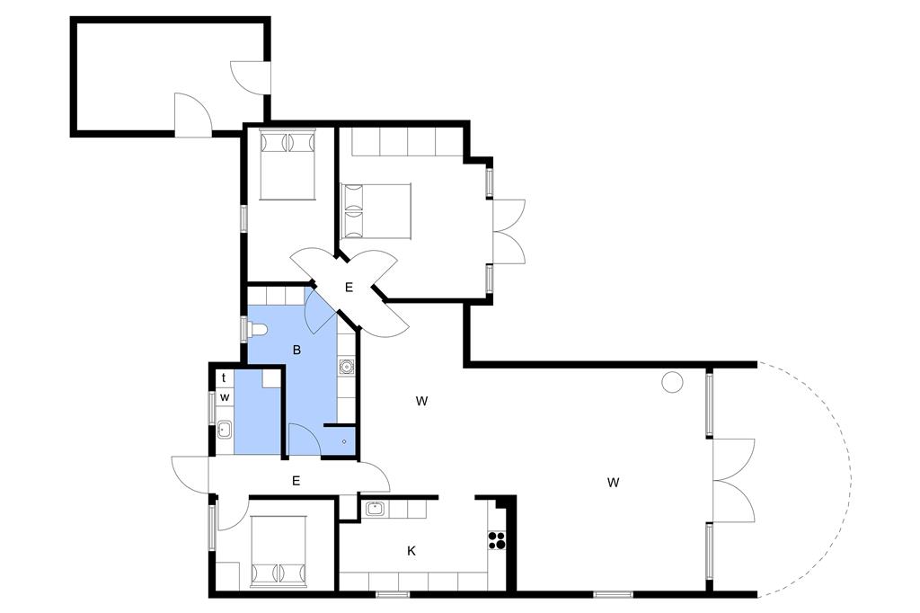 Interieur 1-3 Vakantiehuis M65434, Klintebakkevej 15, DK - 5642 Millinge