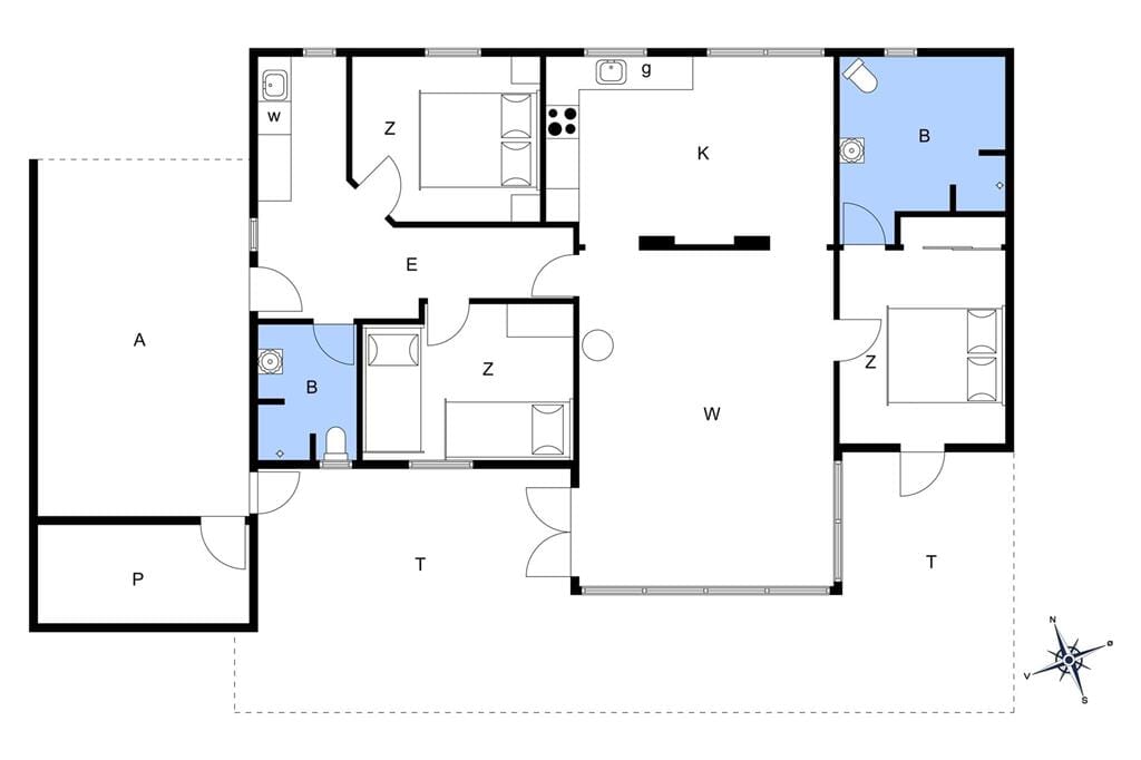 Indretning 1-13 Sommerhus 231, Niels Juels Vej 31, DK - 7752 Snedsted