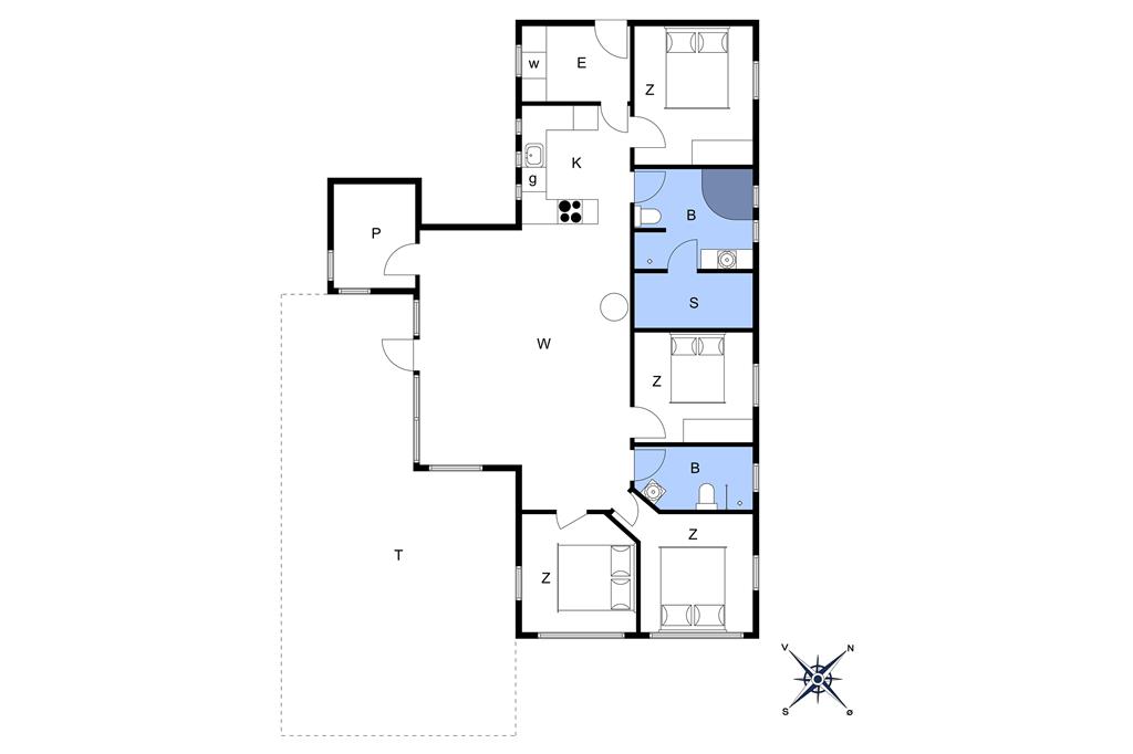 Interieur 1-172 Vakantiehuis JB340, Krinkelkrogen 14, DK - 7741 Frøstrup