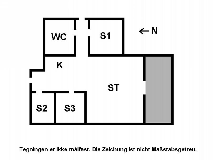 Indretning 1-15 Sommerhus 3025, Bundgarnet 91, DK - 4780 Stege