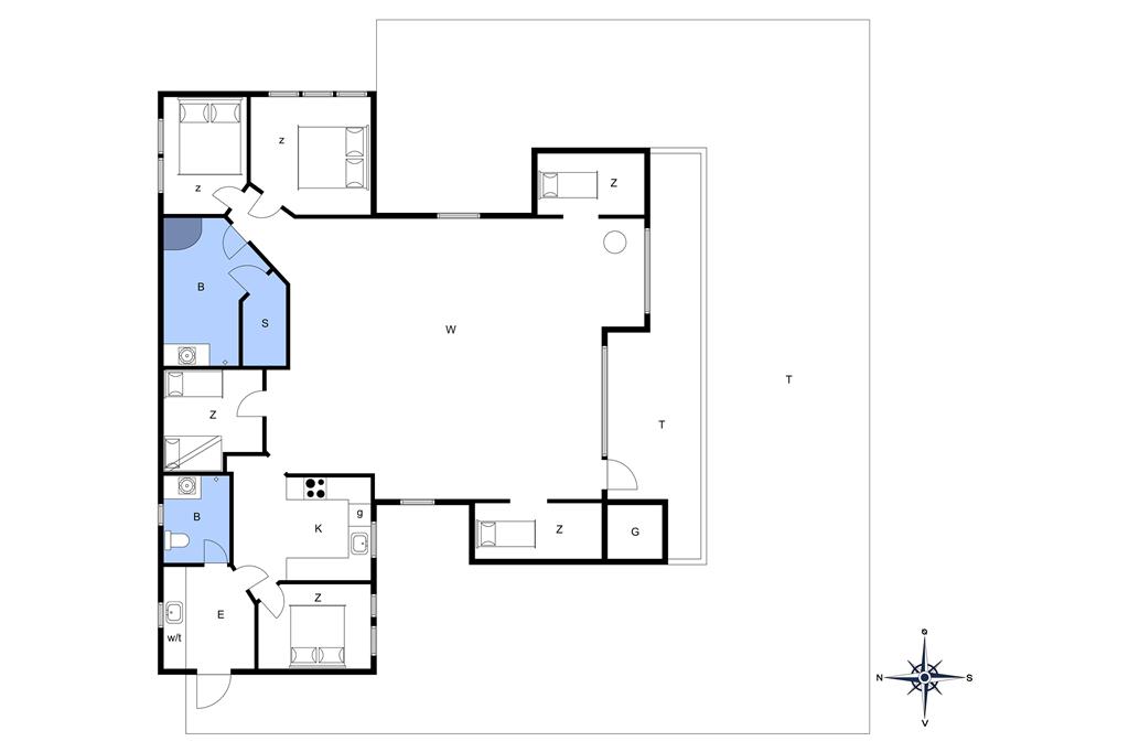 Innenausstattung 1-11 Ferienhaus 0150, Gertrud Rasksvej 9, DK - 6792 Rømø