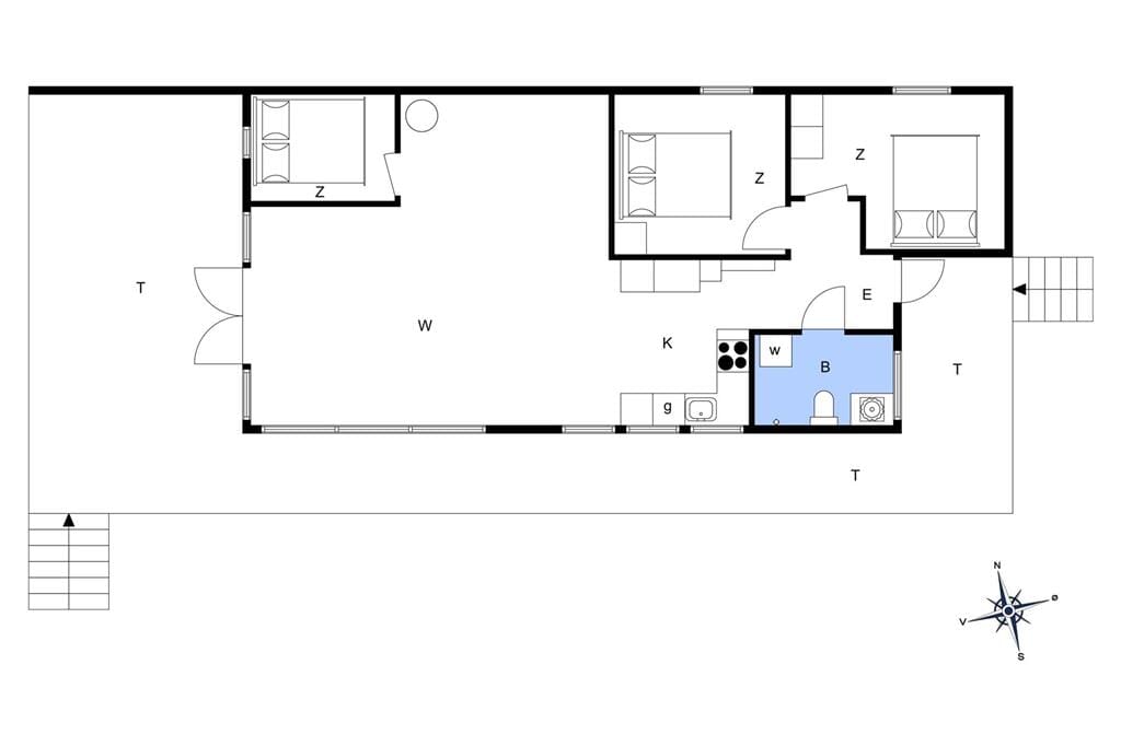 Indretning 1-23 Sommerhus 8596, Agerøvej 10, DK - 8585 Glesborg