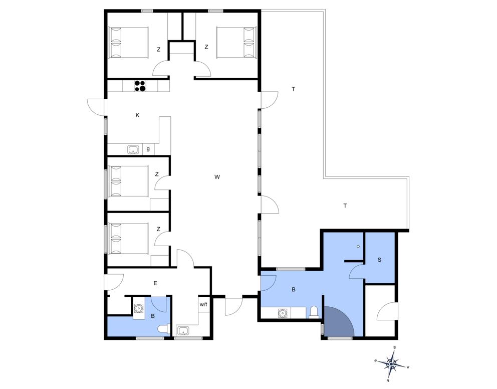Innenausstattung 1-14 Ferienhaus 882, Helledievej 161, DK - 9480 Løkken