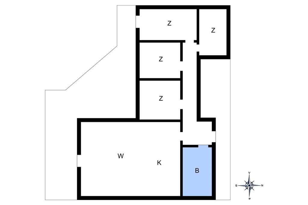 Indretning 1-15 Sommerhus 3012, Forgården 2, DK - 4780 Stege