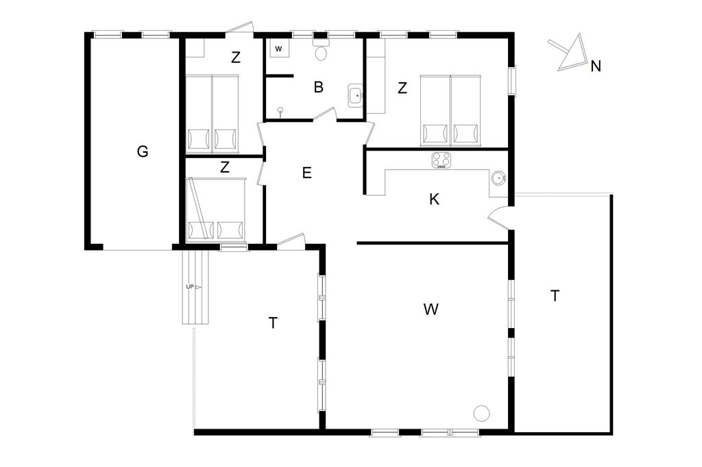 Interieur 1-14 Vakantiehuis 299, Klitbakkevej 2, DK - 9800 Hjørring